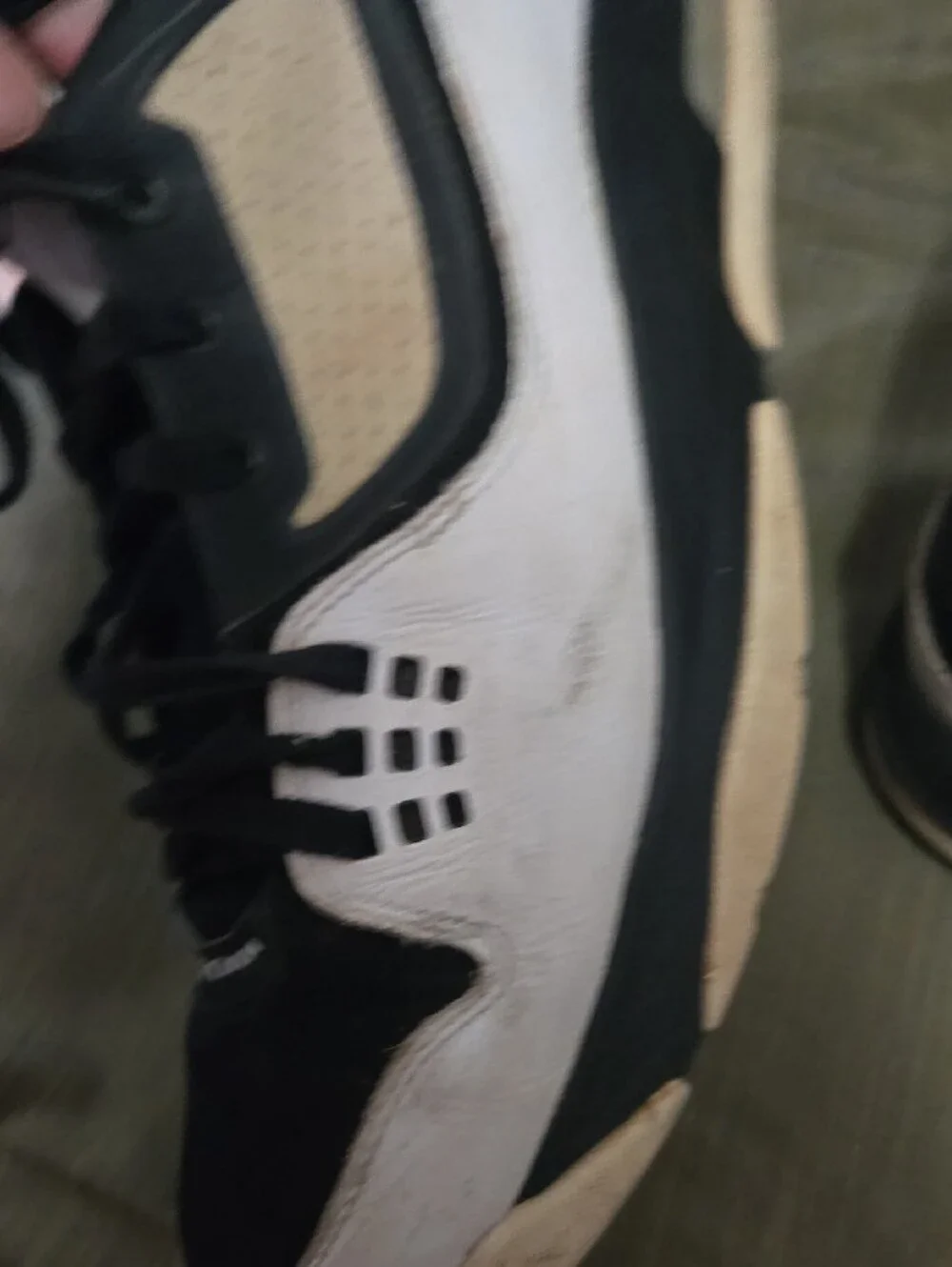 Jordan Men’s Black and White High-Top Sneakers